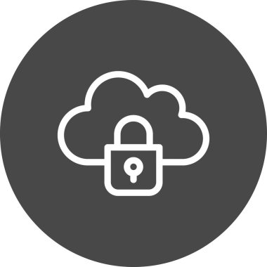 Vektör Kilidi düz biçim simgesi