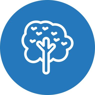 Avlu simgesinin vektör illüstrasyonu