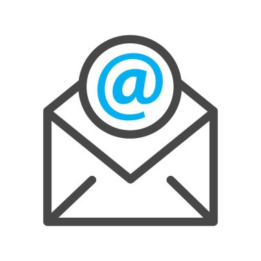 Harf simgesinin vektör illüstrasyonu