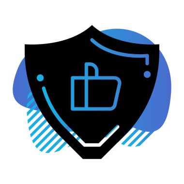 Benzer simgenin vektör illüstrasyonu 