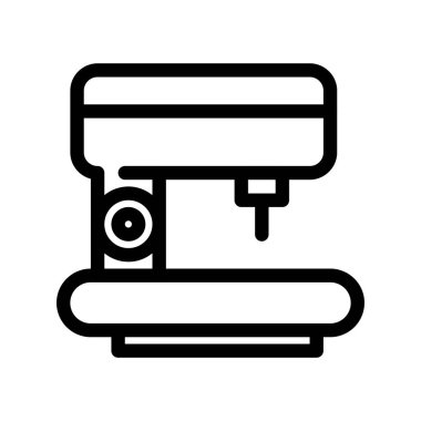 Vektör kahve makinesi simgesi   