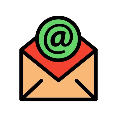 Harf simgesinin vektör illüstrasyonu