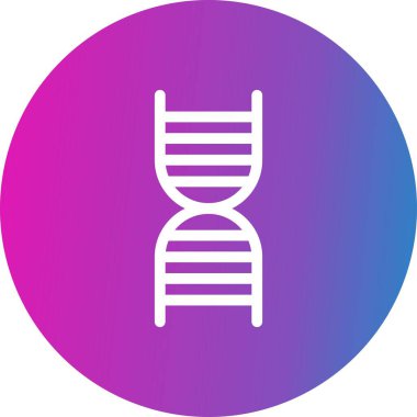 DNA simgesinin vektör illüstrasyonu 