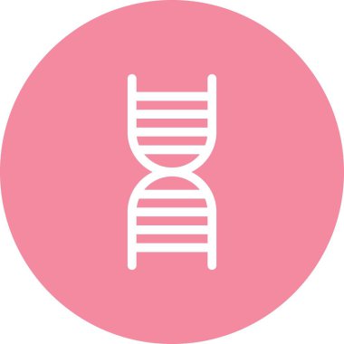 DNA simgesinin vektör illüstrasyonu 