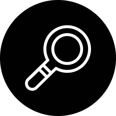 Vektör Bul düz biçim simgesi