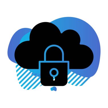 Vektör Kilidi düz biçim simgesi