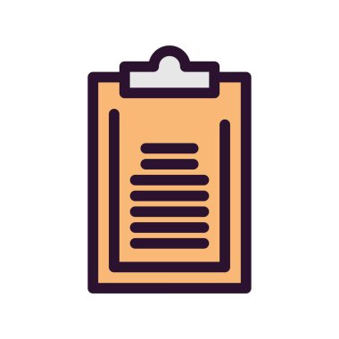 Not Defteri Simgesinin Vektör illüstrasyonu 