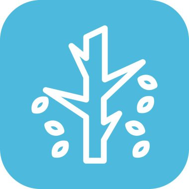 vektör ağacı düz biçim simgesi