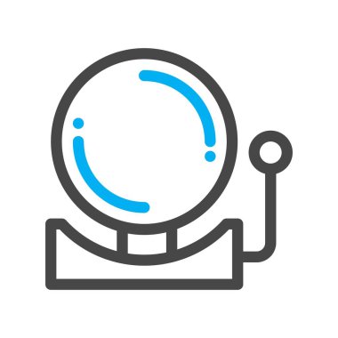  Çan simgesinin vektör illüstrasyonu   