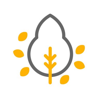 vektör ağacı düz biçim simgesi