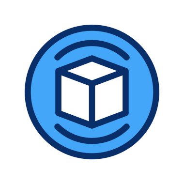 Kutu Simgesinin Vektör illüstrasyonu   