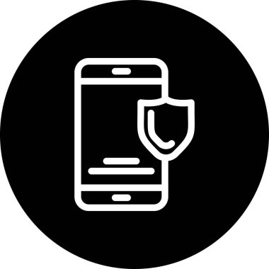 vektör smartphone düz biçim simgesi