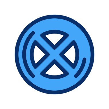 Radyasyon simgesinin vektör çizimi