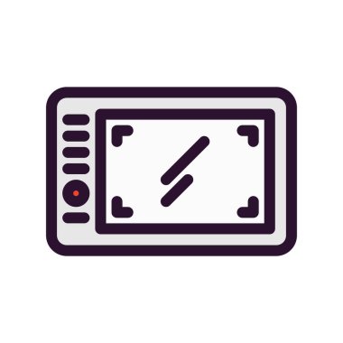 vektör mobil tableti simgesi 