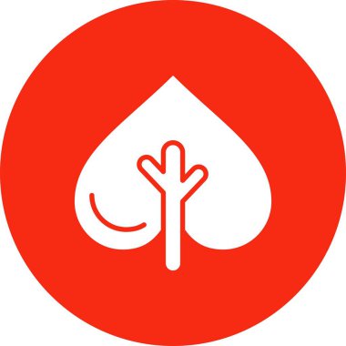 vektör ağacı düz biçim simgesi