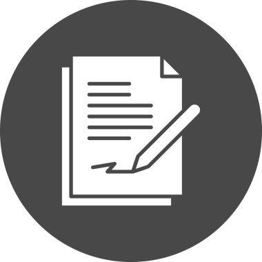 Vektör Belgesi düz biçim simgesi