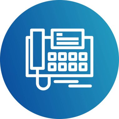 vektör telefon düz biçim simgesi