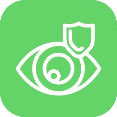 Göz simgesinin vektör illüstrasyonu 