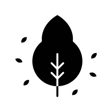 vektör ağacı düz biçim simgesi