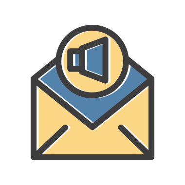 Hoparlör simgesinin vektör illüstrasyonu