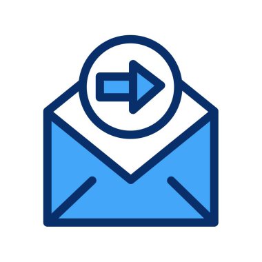  Sağ simgenin vektör illüstrasyonu