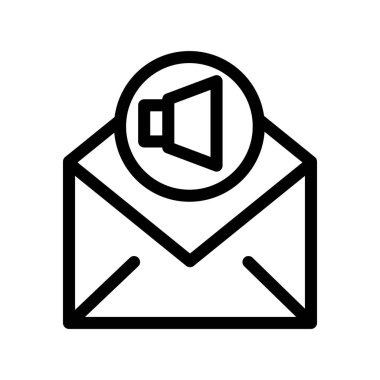 Hoparlör simgesinin vektör illüstrasyonu