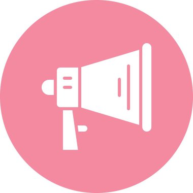 vektör hoparlörü düz biçim simgesi