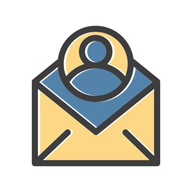 Kullanıcı simgesinin vektör çizimi 