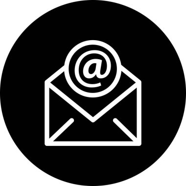 Harf simgesinin vektör illüstrasyonu