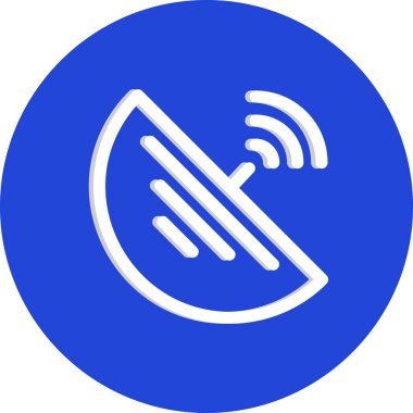 vektör uydu anten simgesi 