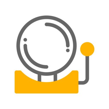  Çan simgesinin vektör illüstrasyonu   