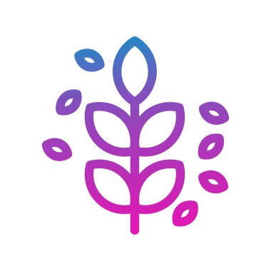 vektör ağacı düz biçim simgesi