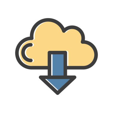 Vektör indirme biçimi simgesi