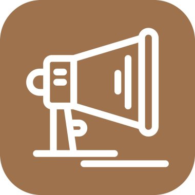 vektör hoparlörü düz biçim simgesi