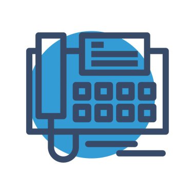 vektör telefon düz biçim simgesi