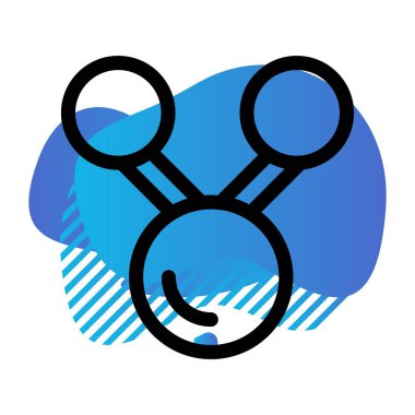 Bağlantı simgesinin vektör illüstrasyonu 