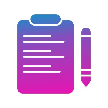 Vektör Belgesi düz biçim simgesi