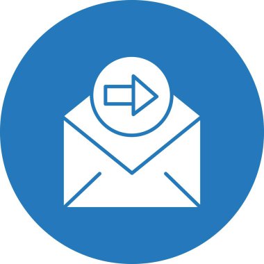 Sağ simgenin vektör illüstrasyonu