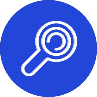 Vektör Bul düz biçim simgesi