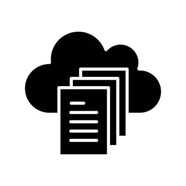 Vektör Belgesi düz biçim simgesi