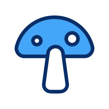 Mantar simgesinin vektör illüstrasyonu