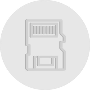 vektör Bellek Kartı simgesi 