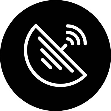 vektör uydu anten simgesi 