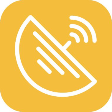 vektör uydu anten simgesi 