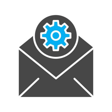 Simgeyi ayarlamanın vektör illüstrasyonu