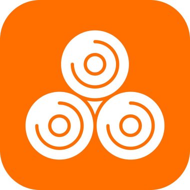 Ahşap simgesinin vektör çizimi