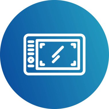 vektör mobil tableti simgesi 