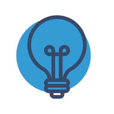 Vektör Ampulü düz biçim simgesi