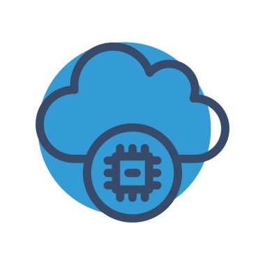 Vektör yongası düz biçim simgesi