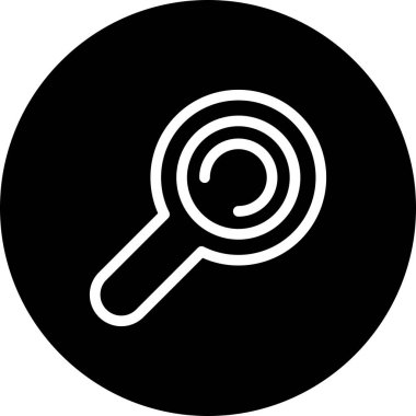 Vektör Bul düz biçim simgesi